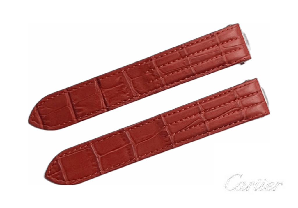 Multi - colors Replacement Cartier Roadster 19MM & 21MM Leather Band Alligator/Crocodile Grain - Universal Jewelers & Watch Tools Inc.