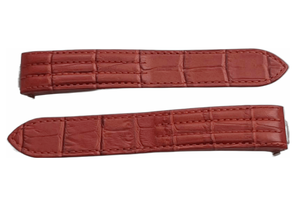 Multi - colors Replacement Cartier Roadster 19MM & 21MM Leather Band Alligator/Crocodile Grain - Universal Jewelers & Watch Tools Inc.
