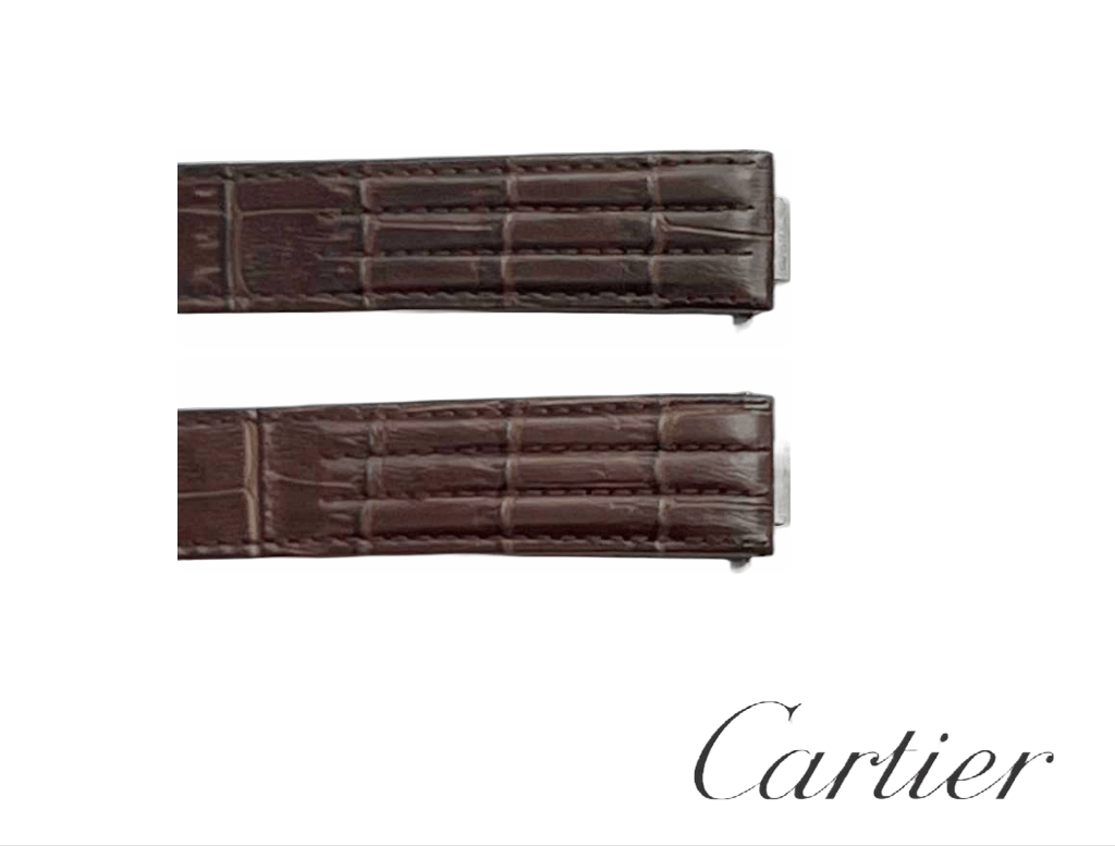 Multi - colors Replacement Cartier Roadster 19MM & 21MM Leather Band Alligator/Crocodile Grain - Universal Jewelers & Watch Tools Inc.