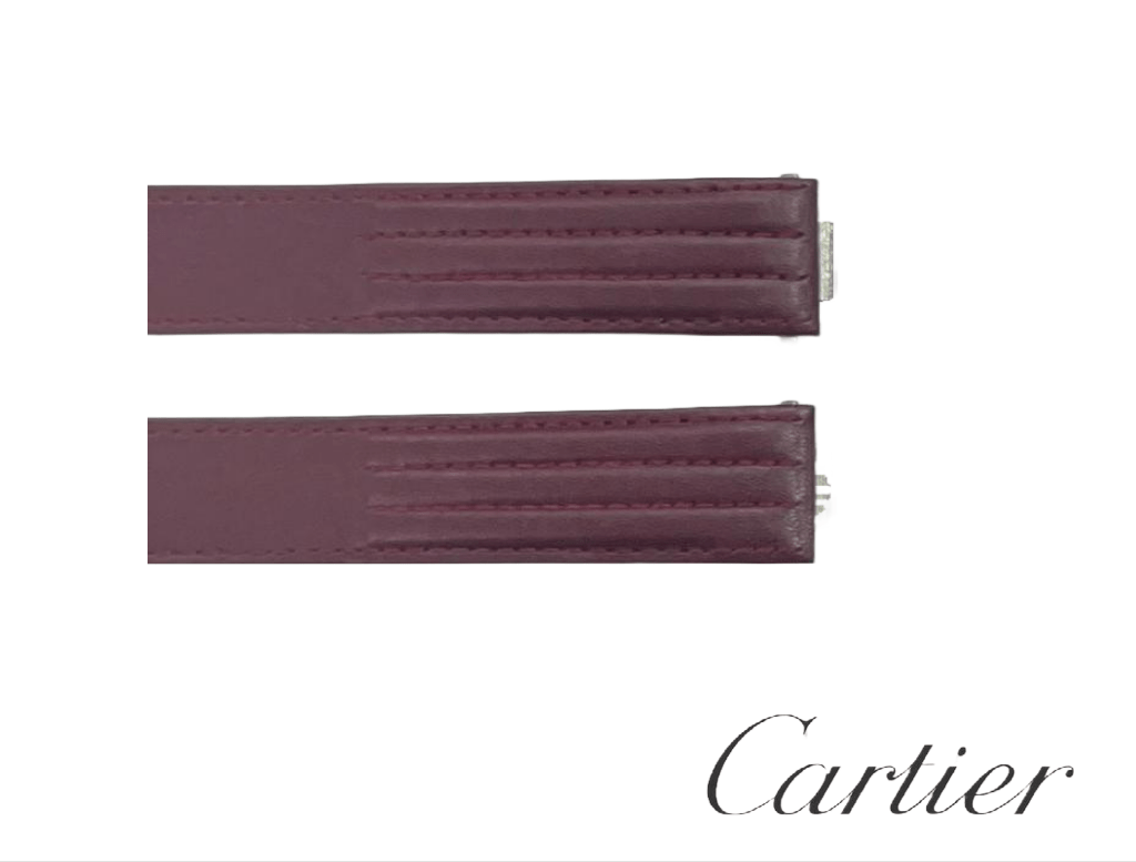 Multi - colors Replacement Cartier Roadster 19MM & 21MM Leather Band Stitched Plain - Universal Jewelers & Watch Tools Inc.