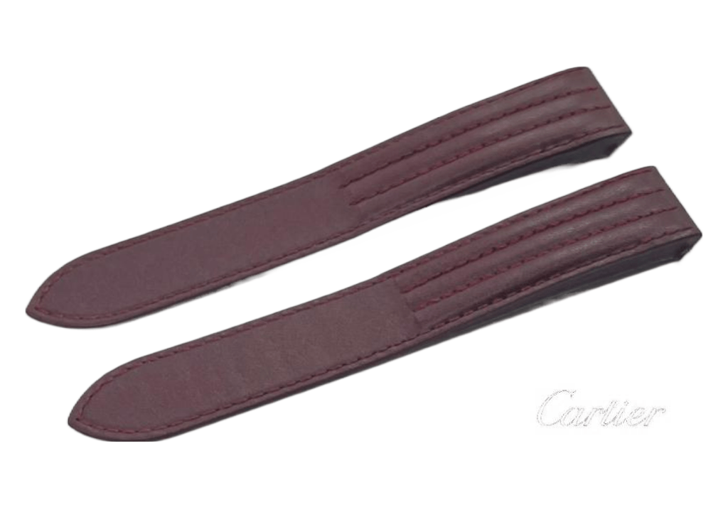 Multi - colors Replacement Cartier Roadster 19MM & 21MM Leather Band Stitched Plain - Universal Jewelers & Watch Tools Inc.