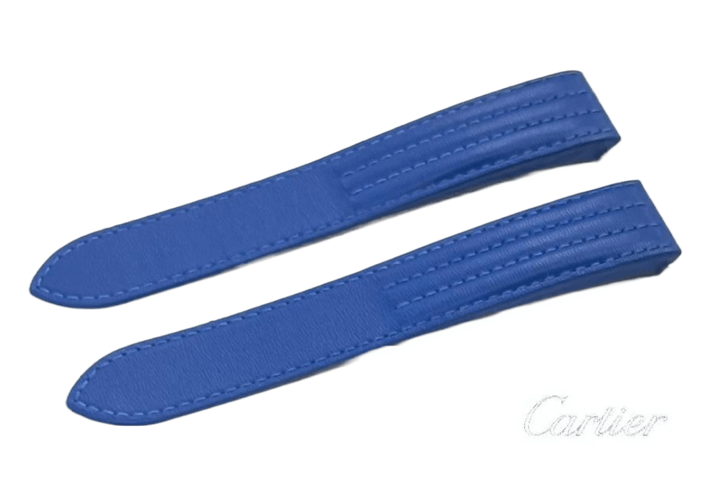 Multi - colors Replacement Cartier Roadster 19MM & 21MM Leather Band Stitched Plain - Universal Jewelers & Watch Tools Inc.