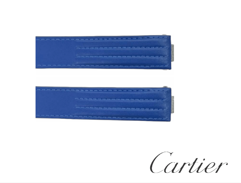 Multi - colors Replacement Cartier Roadster 19MM & 21MM Leather Band Stitched Plain - Universal Jewelers & Watch Tools Inc.