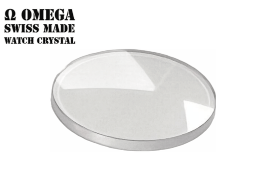 Sapphire Crystals to Fit Omega Double Domed (26.5×1.45× 2.1)mm → (Dia× Edge Thick× Dome Thick) - Universal Jewelers & Watch Tools Inc.