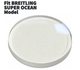 Generic Sapphire to Fit BREITLING SUPER OCEAN Domed Anti Reflective Round Shape (30.0×3.7)mm→(Diameter×Edge Thick) - Universal Jewelers & Watch Tools Inc.