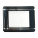 Sapphire Crystals to Fit Rado Double Domed Rectangular Shape Cut Corners Black Trim with Silver lines (22.5×18.1×2.3×1.0)mm→(Width×Height×Dome Height×Edge Thick) - Universal Jewelers & Watch Tools Inc.