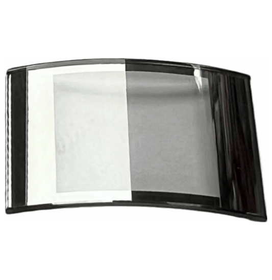 Sapphire Crystals to Fit Rado Double Domed Rectangular Shape Silver Border (24.7×15.8×2.7×1.0)mm→(Width×Height×Dome Height×Edge Thick) Fit Model (153 0733 3) - Universal Jewelers & Watch Tools Inc.