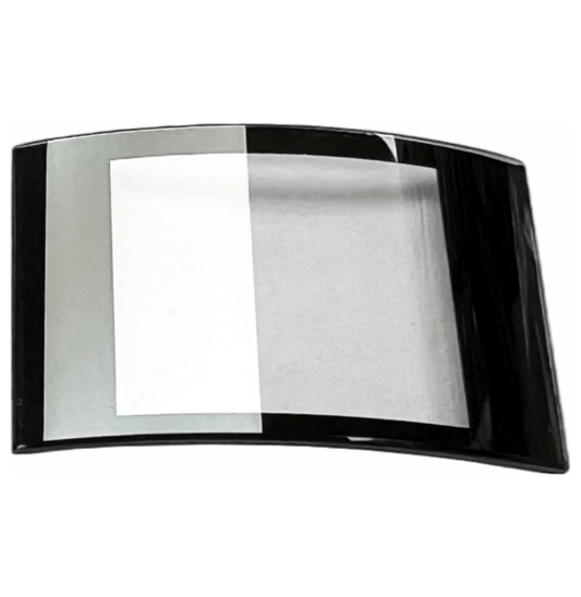 Sapphire Crystals to Fit Rado Double Domed Rectangular Sharp Edges Shape Black Border (24.7×15.8×2.7×1.0)mm→(Width×Height×Dome Height×Edge Thick) Fit Model (153 0759 3) - Universal Jewelers & Watch Tools Inc.