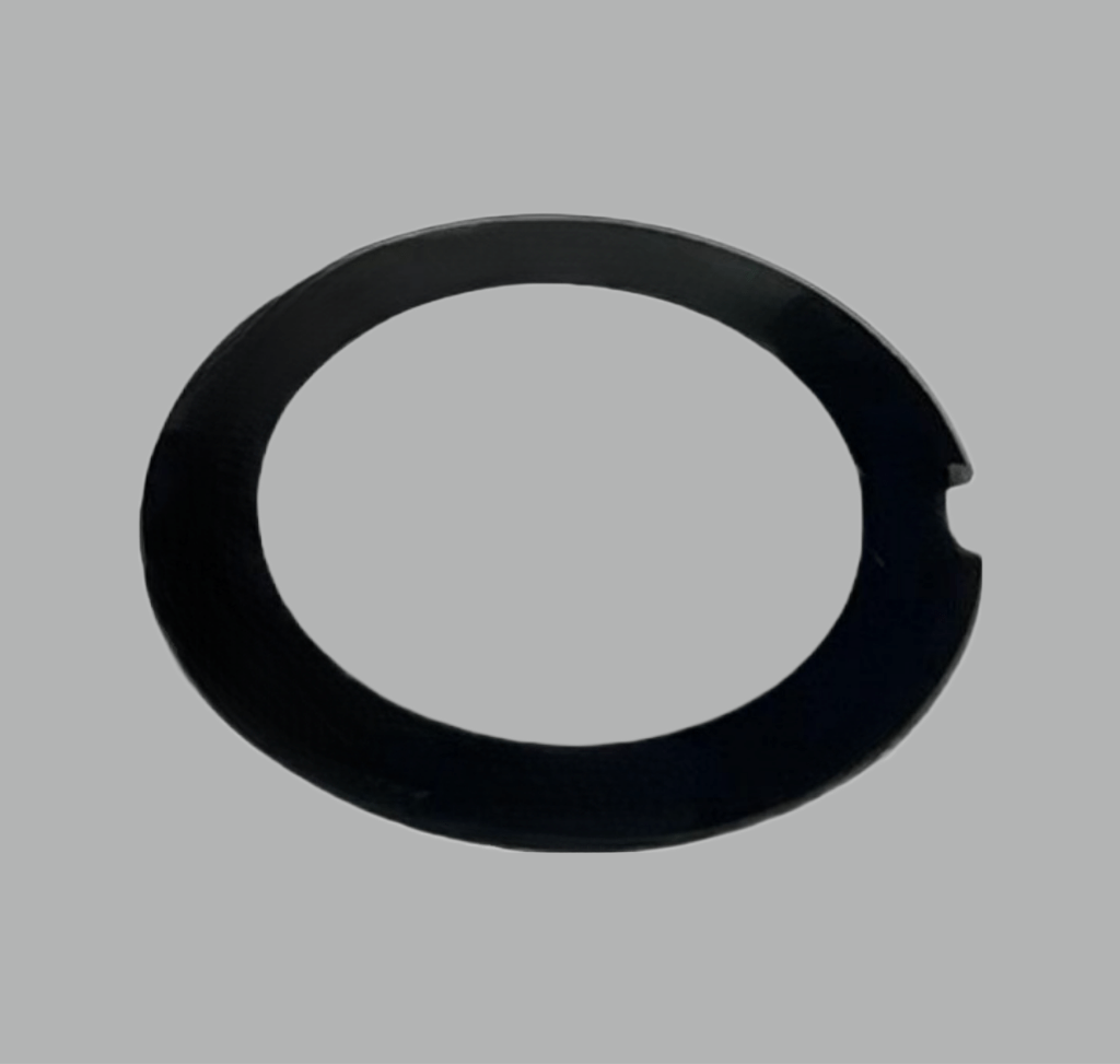 Mineral Crystals to Fit Rado Double Domed Cut out at 3:00 Round Shape with Black Trim (32.5×2.6×1.0)mm→(Diameter×Dome Height×Edge Thick) - Universal Jewelers & Watch Tools Inc.