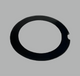 Mineral Crystals to Fit Rado Double Domed Cut out at 3:00 Round Shape with Black Trim (32.5×2.6×1.0)mm→(Diameter×Dome Height×Edge Thick) - Universal Jewelers & Watch Tools Inc.