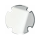 Mineral Crystals to Fit Diesel Flat w/4 cut out Round Shape with Silver Trim (47.0×1.80)mm→(Diameter×Edge Thick) - Universal Jewelers & Watch Tools Inc.
