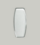 Mineral Crystals to Fit BULOVA Ladies Single Domed Silver Trim Rectangular Shape Curved 2 Sides (23.0×9.8×1.9)mm→(Height×Width×Middle Thick) Fit Model 96T15 - Universal Jewelers & Watch Tools Inc.