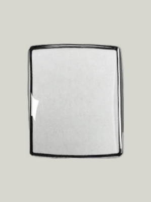 Mineral Crystals to Fit BULOVA Ladies Single Domed Silver Trim Rectangular Shape (20.0×16.1×1.50)mm→(Height×Width×Middle Thick) Fit Model 96L95 - Universal Jewelers & Watch Tools Inc.