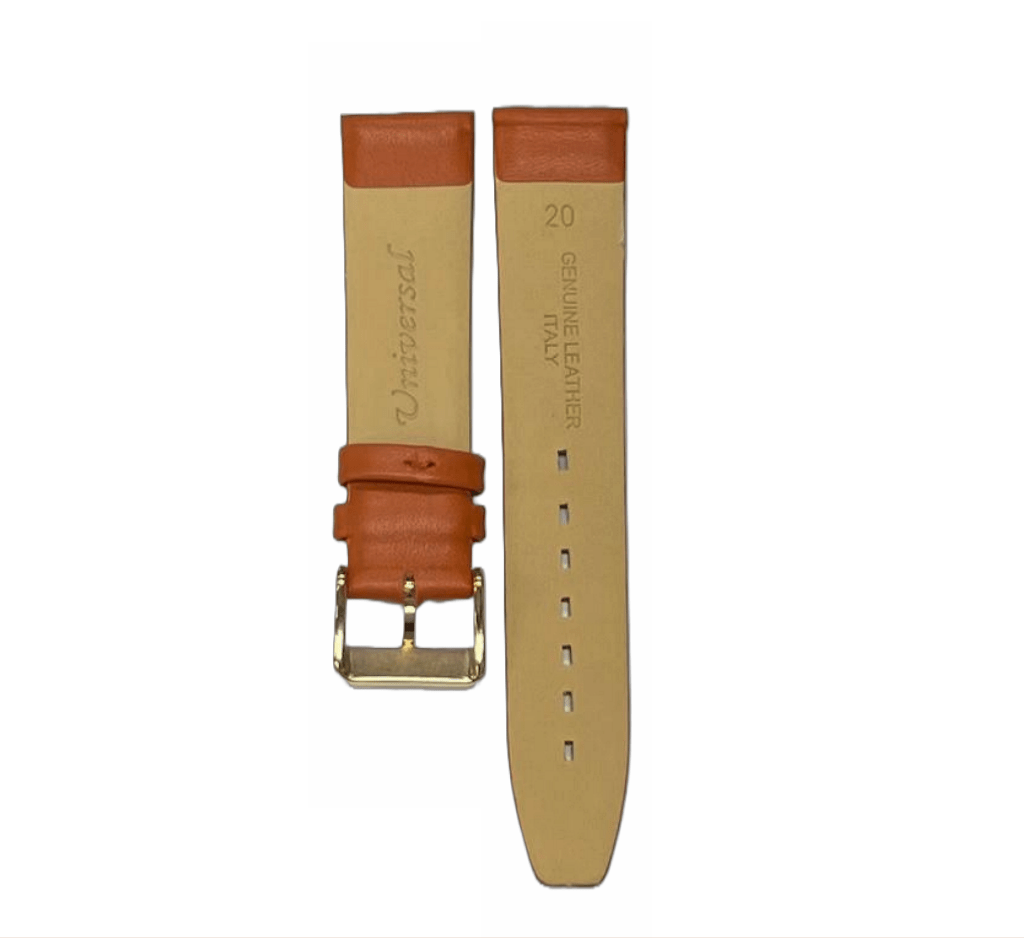 High Quality Watch Bands Flat Genuine Leather Plain 18 - 24mm - Universal Jewelers & Watch Tools Inc.