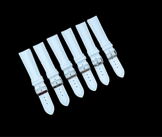 Premium Quality Watch Bands Stitched Padded Plain Genuine Leather 8 - 28MM - Universal Jewelers & Watch Tools Inc.