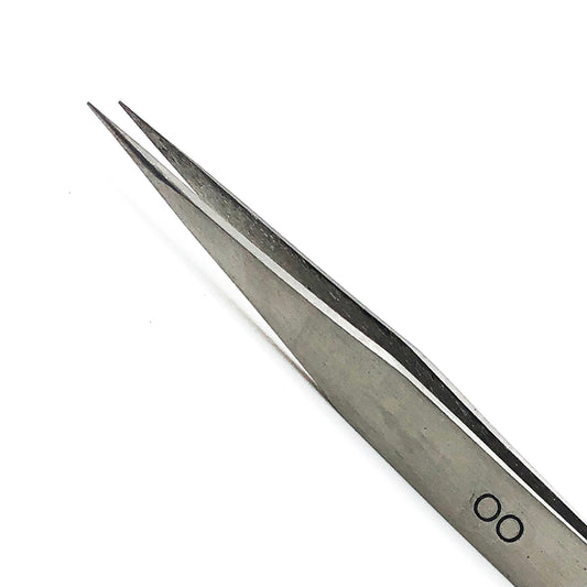 No 00 Tweezer Stainless Steel Antimagnetic - Universal Jewelers & Watch Tools Inc.