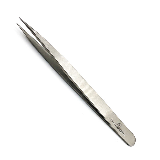 No 3 Tweezer Stainless Steel Antimagnetic - Universal Jewelers & Watch Tools Inc.