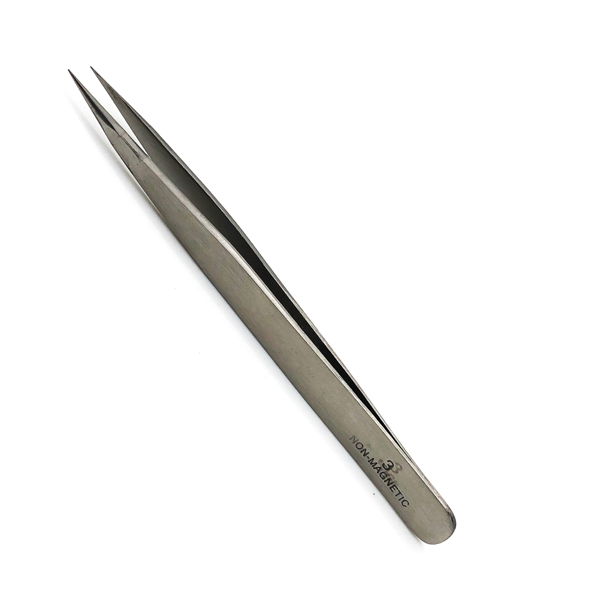 No 3 Tweezer Stainless Steel Antimagnetic - Universal Jewelers & Watch Tools Inc.
