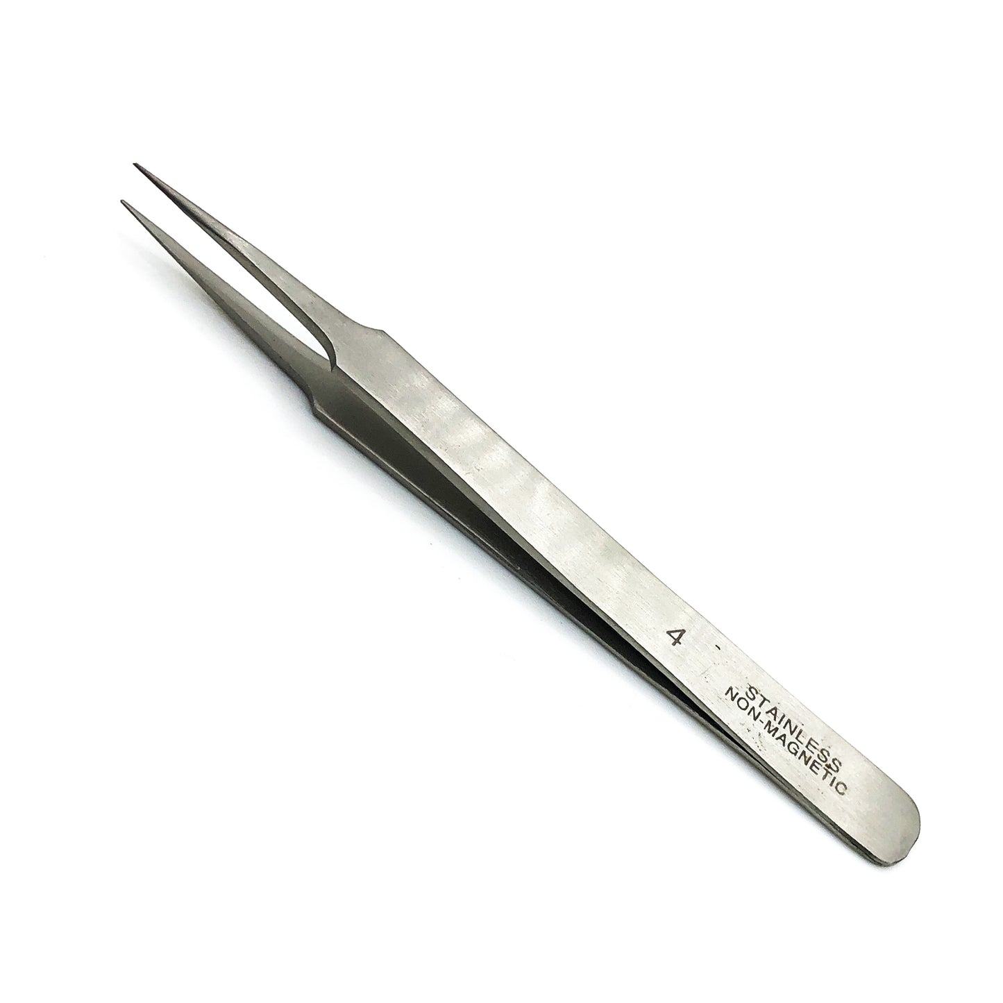 No 4 Tweezer Stainless Steel Antimagnetic - Universal Jewelers & Watch Tools Inc.