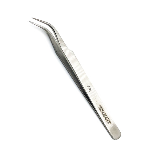 No 7A Tweezer Stainless Steel Antimagnetic - Universal Jewelers & Watch Tools Inc.