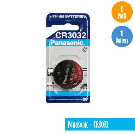 Panasonic - CR3032, 1 Pack 1 Battery, Available for bulk order - Universal Jewelers & Watch Tools Inc.
