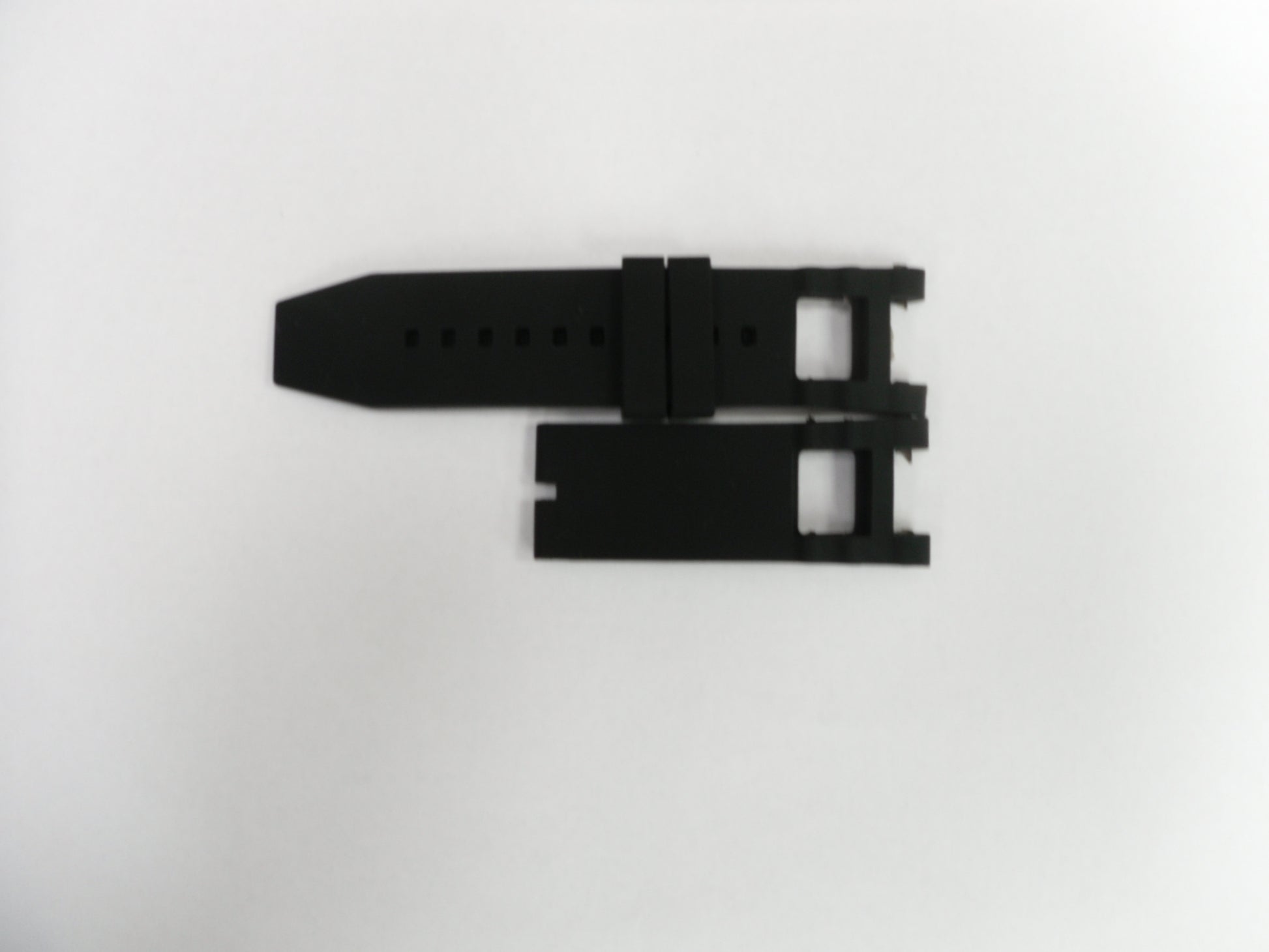 CURVED END SILICONE WATCH BAND BLACK COLOR STRAP 26 mm invicta - Universal Jewelers & Watch Tools Inc.