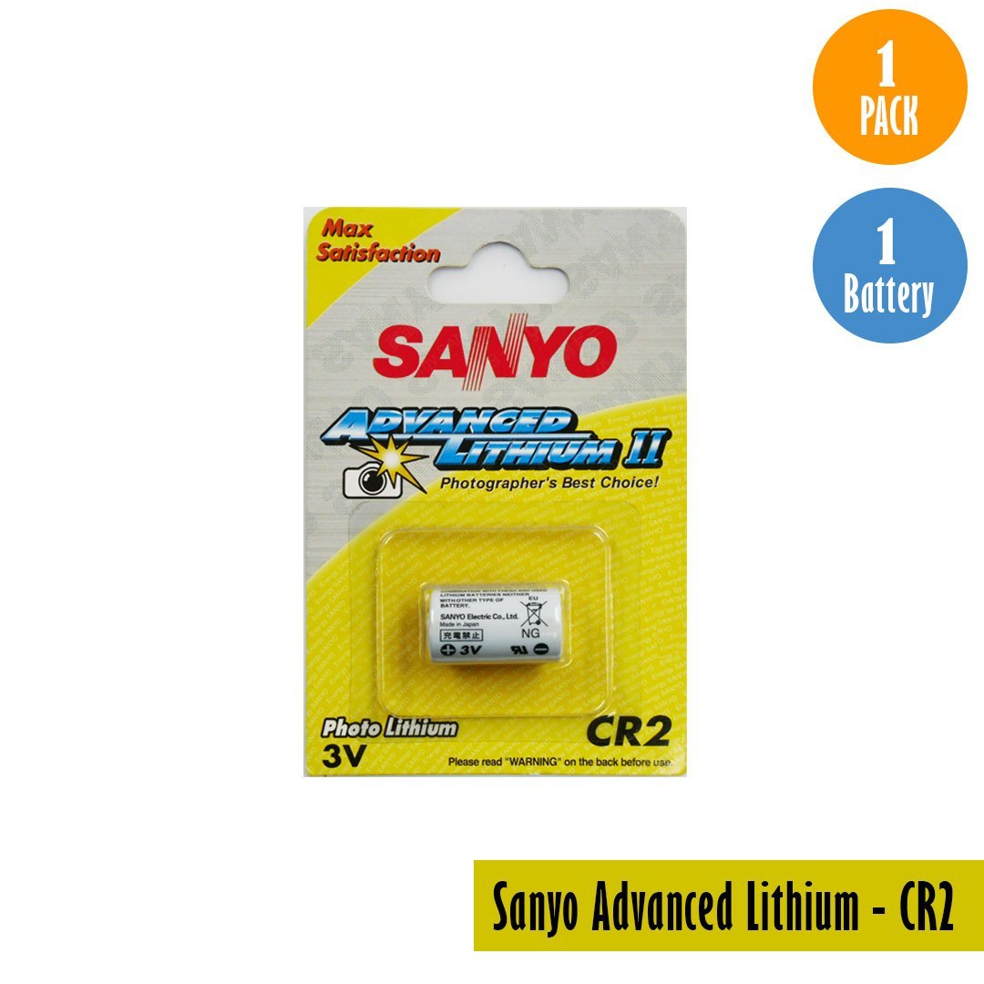 Sanyo Advanced Lithium - CR2, 1 Pack 1 Battery, Available for bulk order - Universal Jewelers & Watch Tools Inc.