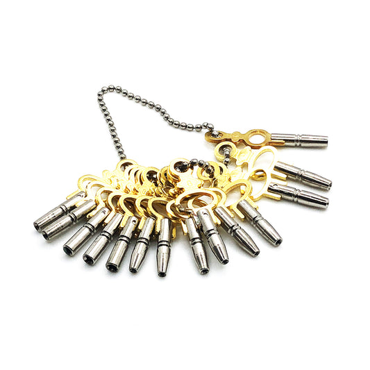 Set of 14 Pocket Watch Key - Universal Jewelers & Watch Tools Inc.