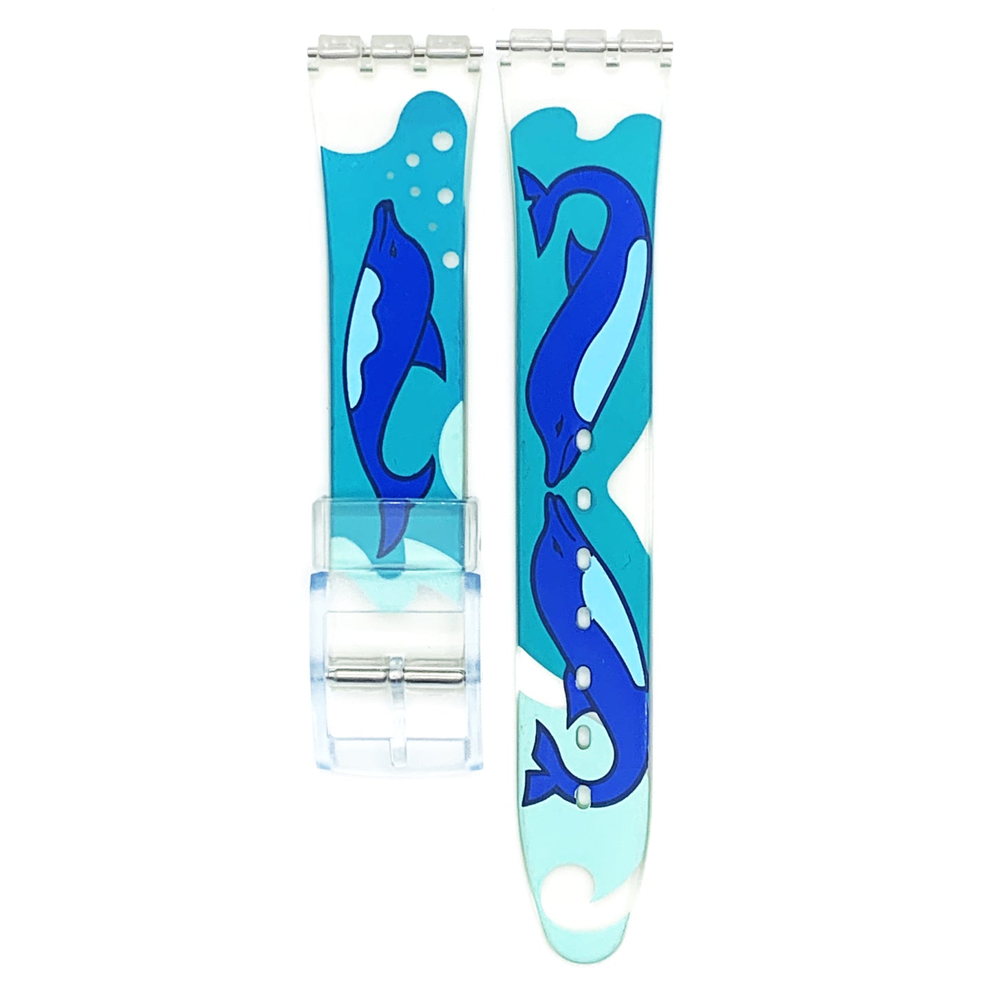 Swatch Watch Strap Replacement 17 MM PVC Multi - Color Modern Art Band - Universal Jewelers & Watch Tools Inc.