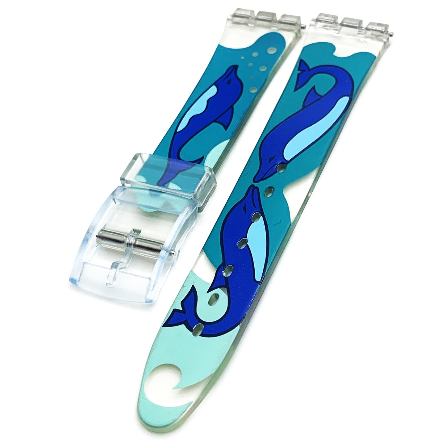 Swatch Watch Strap Replacement 17 MM PVC Multi - Color Modern Art Band - Universal Jewelers & Watch Tools Inc.