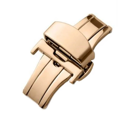 Stainless Steel Buckles For Leather Strap In Rose-Gold Color. - Universal Jewelers & Watch Tools Inc.