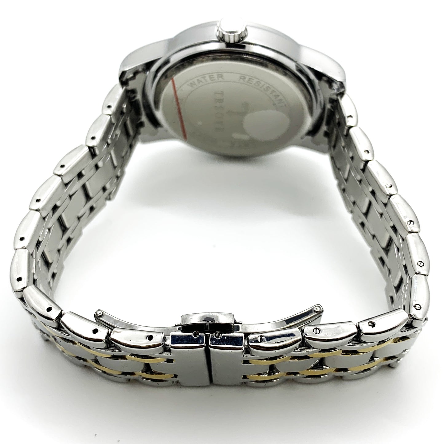 Luxury Black Dial Day and Date Men's Stainless Steel Two Tone Dress Watch - Universal Jewelers & Watch Tools Inc.