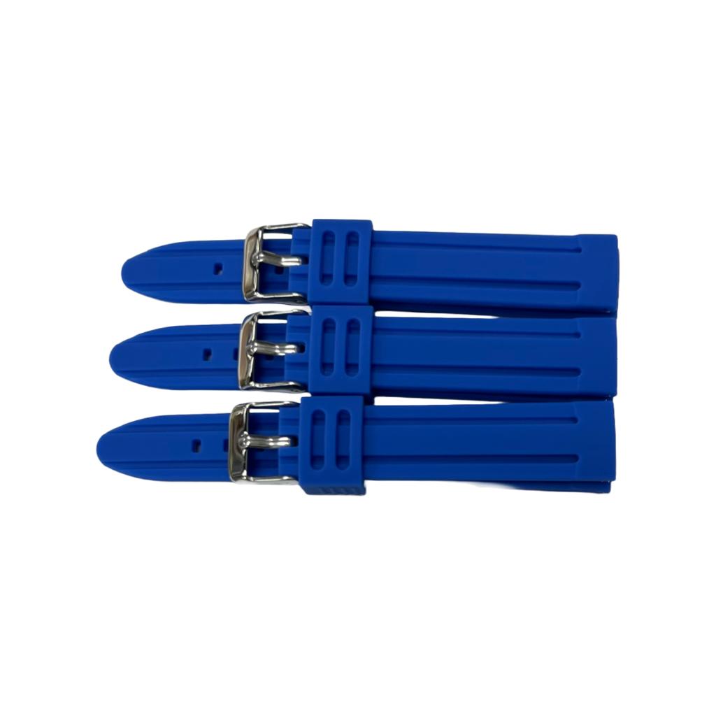 Straight End Watch Silicone Rubber Watch Band with Spring Bars - Universal Jewelers & Watch Tools Inc.