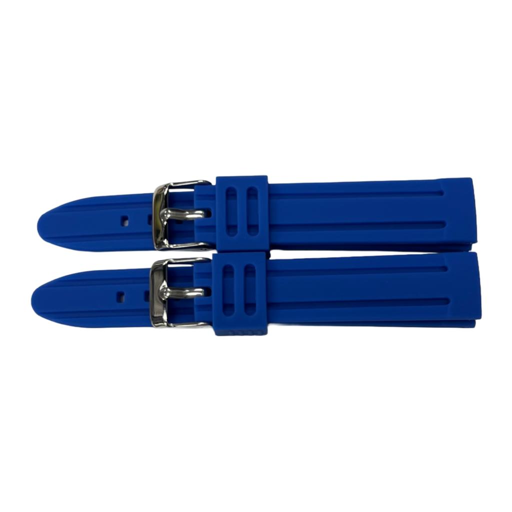 Straight End Watch Silicone Rubber Watch Band with Spring Bars - Universal Jewelers & Watch Tools Inc.