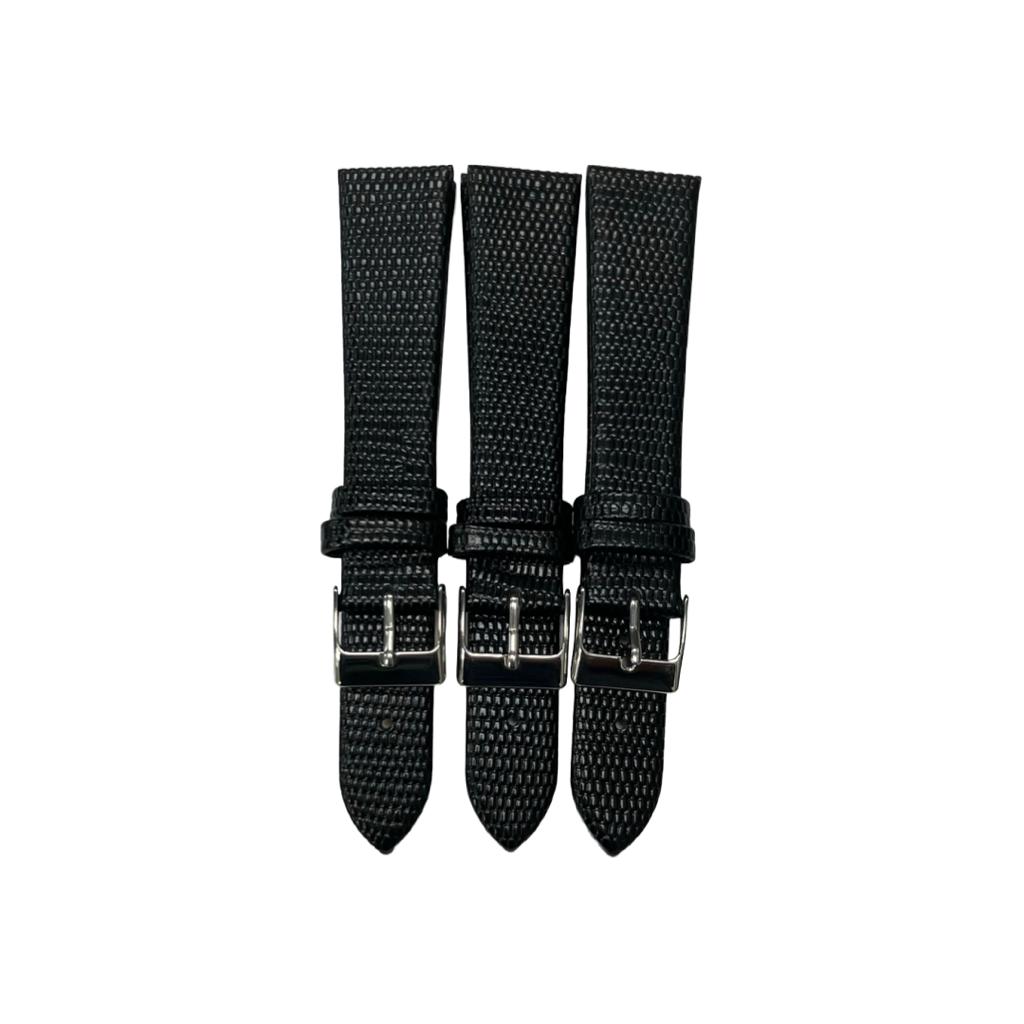 Watch Bands 12 - 24mm Genuine Leather Lizard Grain Best Quality - Universal Jewelers & Watch Tools Inc.