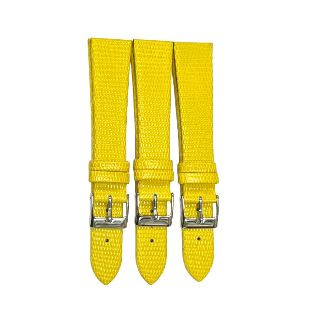 Watch Bands 12 - 24mm Genuine Leather Lizard Grain Best Quality - Universal Jewelers & Watch Tools Inc.