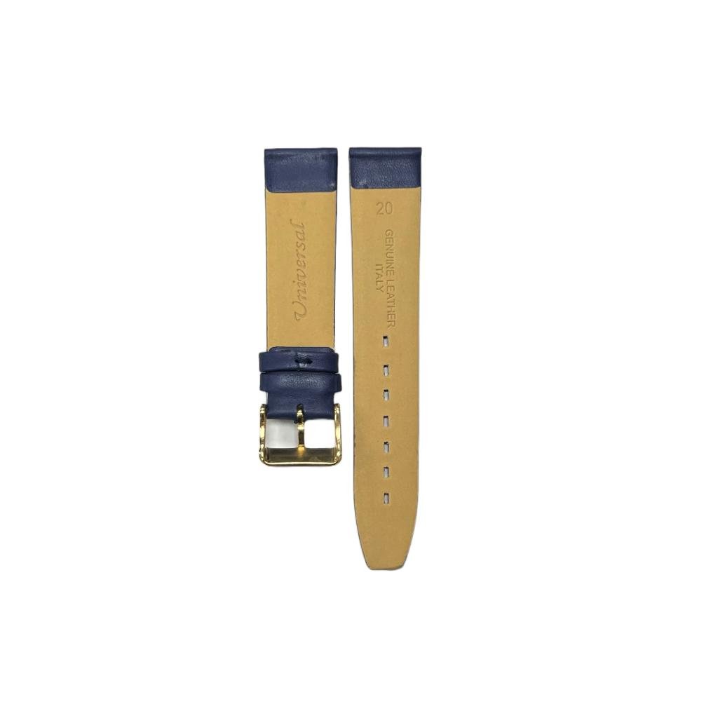 High Quality Watch Bands Flat Genuine Leather Plain 18 - 24mm - Universal Jewelers & Watch Tools Inc.