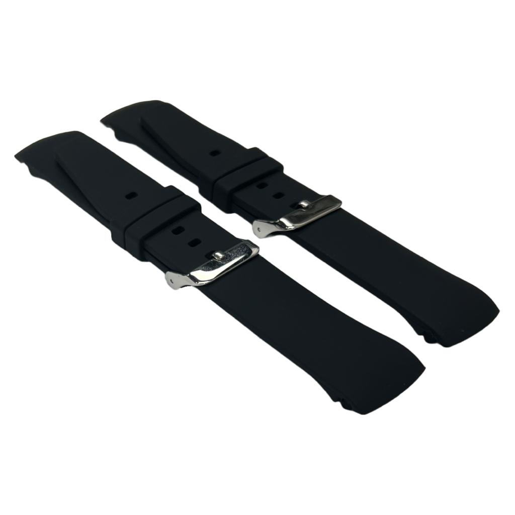Premium Quality Straight End Watch Silicone Rubber Watch Band 22MM - Universal Jewelers & Watch Tools Inc.
