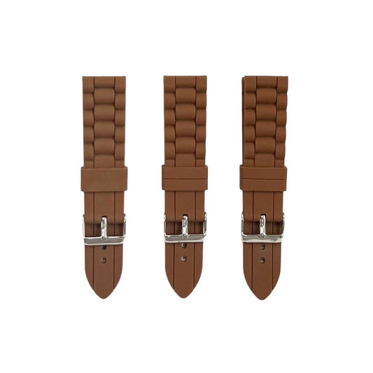 Premium Quality Soft Silicone Rubber Textured Sport Watch Band 22mm&24mm - Universal Jewelers & Watch Tools Inc.