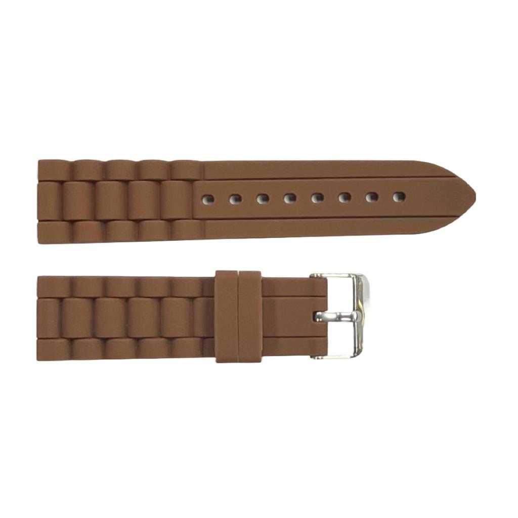 Premium Quality Soft Silicone Rubber Textured Sport Watch Band 22mm&24mm - Universal Jewelers & Watch Tools Inc.