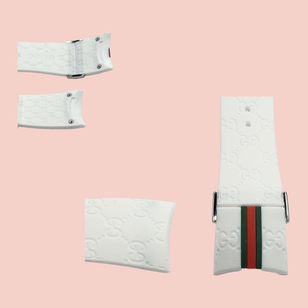 Replacement I - Gucci Rubber Multicolor Watch Band 26MM Special Edition YA114207 and others - Universal Jewelers & Watch Tools Inc.