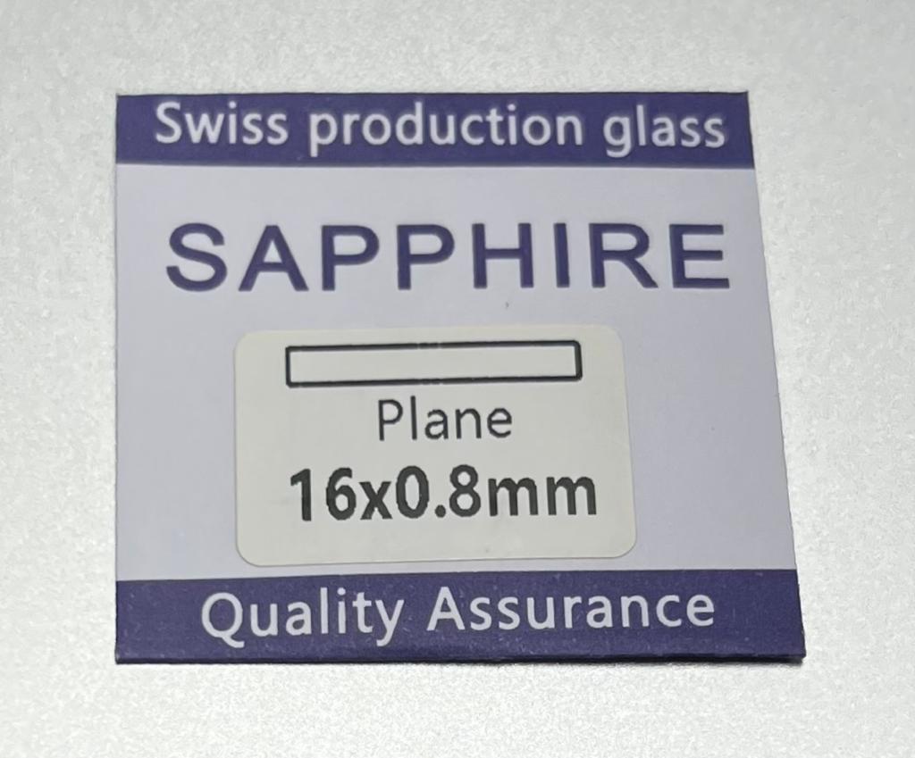 Round Flat Sapphire Watch Crystal 0.8mm Thick (Diameter 10.0mm to 37.5mm) - Universal Jewelers & Watch Tools Inc.