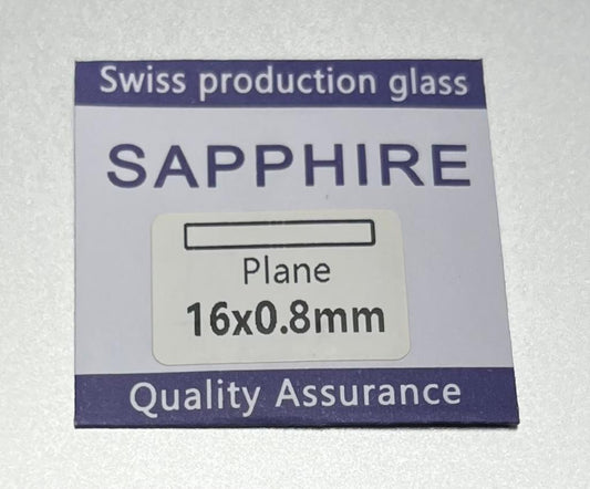 Round Flat Sapphire Watch Crystal 0.8mm Thick (Diameter 10.0mm to 37.5mm) - Universal Jewelers & Watch Tools Inc.