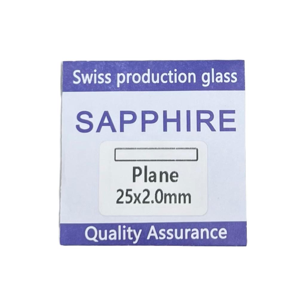 Round Flat Sapphire Watch Crystal 2.0mm Thick (Diameter 20.0mm to 42.5mm) - Universal Jewelers & Watch Tools Inc.