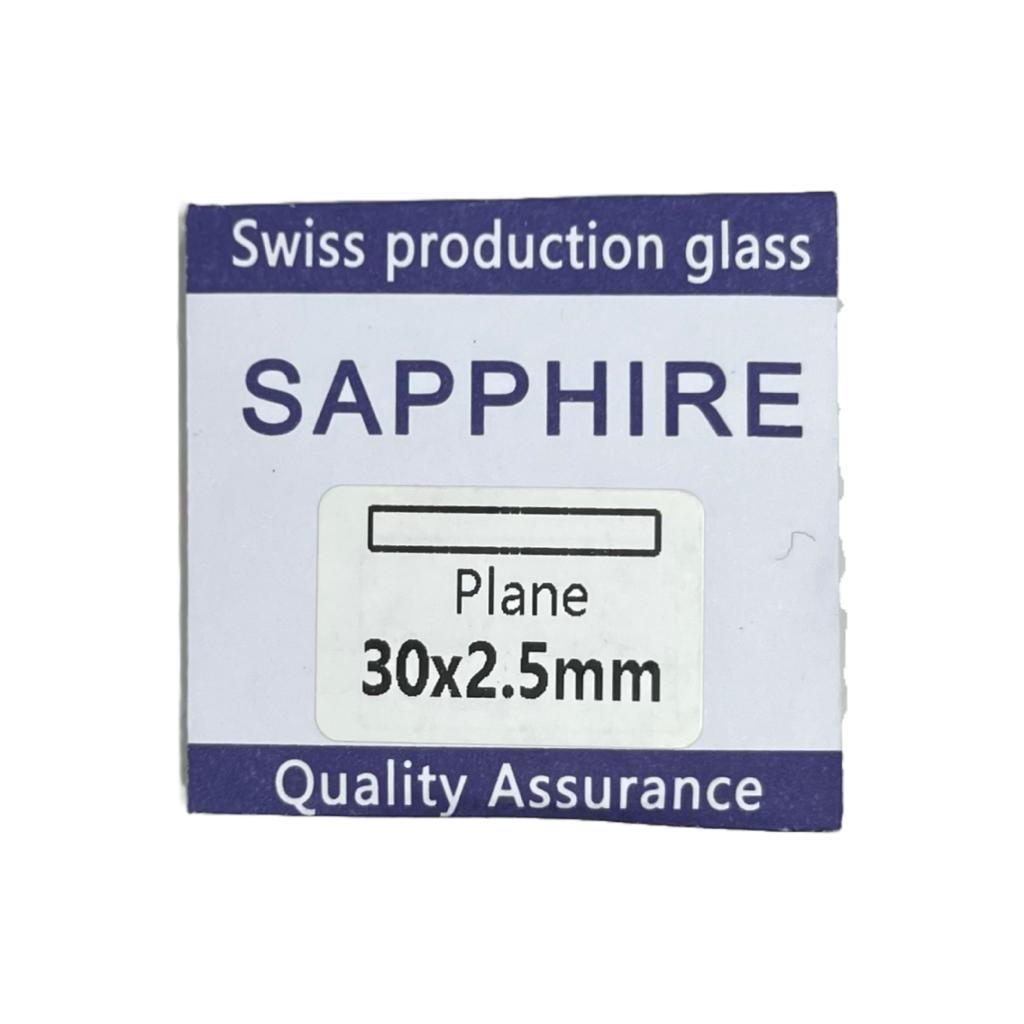 Round Flat Sapphire Watch Crystal 2.5mm Thick (Diameter 26.5mm to 40mm) - Universal Jewelers & Watch Tools Inc.