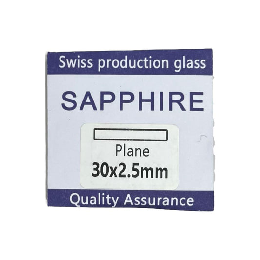 Round Flat Sapphire Watch Crystal 2.5mm Thick (Diameter 26.5mm to 40mm) - Universal Jewelers & Watch Tools Inc.