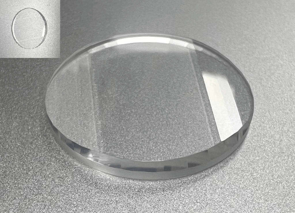 Sapphire Crystals to Fit Rado Faceted Beveled Round Shape (25.2×2.1)mm→(Diameter× Thickness) - Universal Jewelers & Watch Tools Inc.
