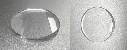 Sapphire Crystals to Fit Rado Faceted Beveled Round Shape (25.2×2.1)mm→(Diameter× Thickness) - Universal Jewelers & Watch Tools Inc.