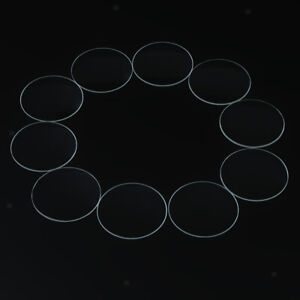 Watch Crystal Single Domed Round Mineral Glass Crystal 1.0mm Thick (16.0mm-31.5mm)