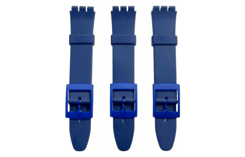 Swatch Replacement Plastic PVC Watch Band Flat without Pins 17mm & 12mm - Universal Jewelers & Watch Tools Inc.